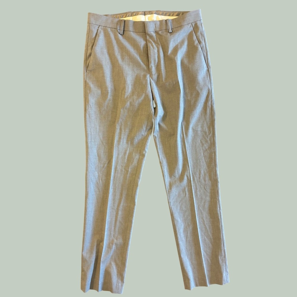 Murano Alex Fit Mens 32x32 Light Blue Dress Pants Wardrobe Essentials Slim Chino